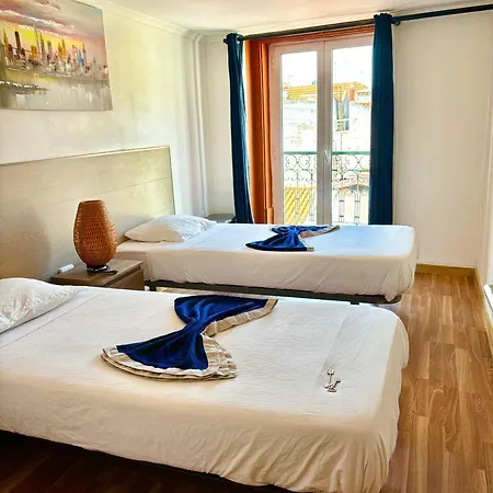 02lisbon Downtown Private Bedroom River View * Lissabon