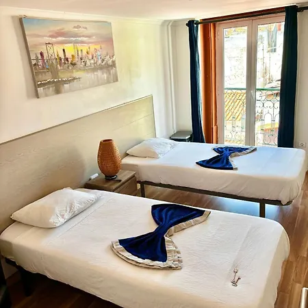 02lisbon Downtown Private Bedroom River View * Lisbona