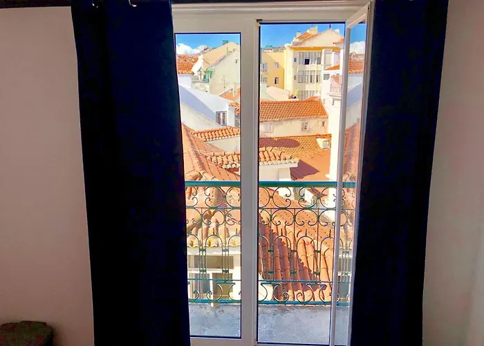 02lisbon Downtown Private Bedroom River View 招待所