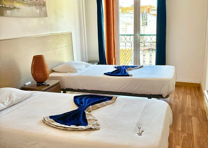 02lisbon Downtown Private Bedroom River View * Lisboa